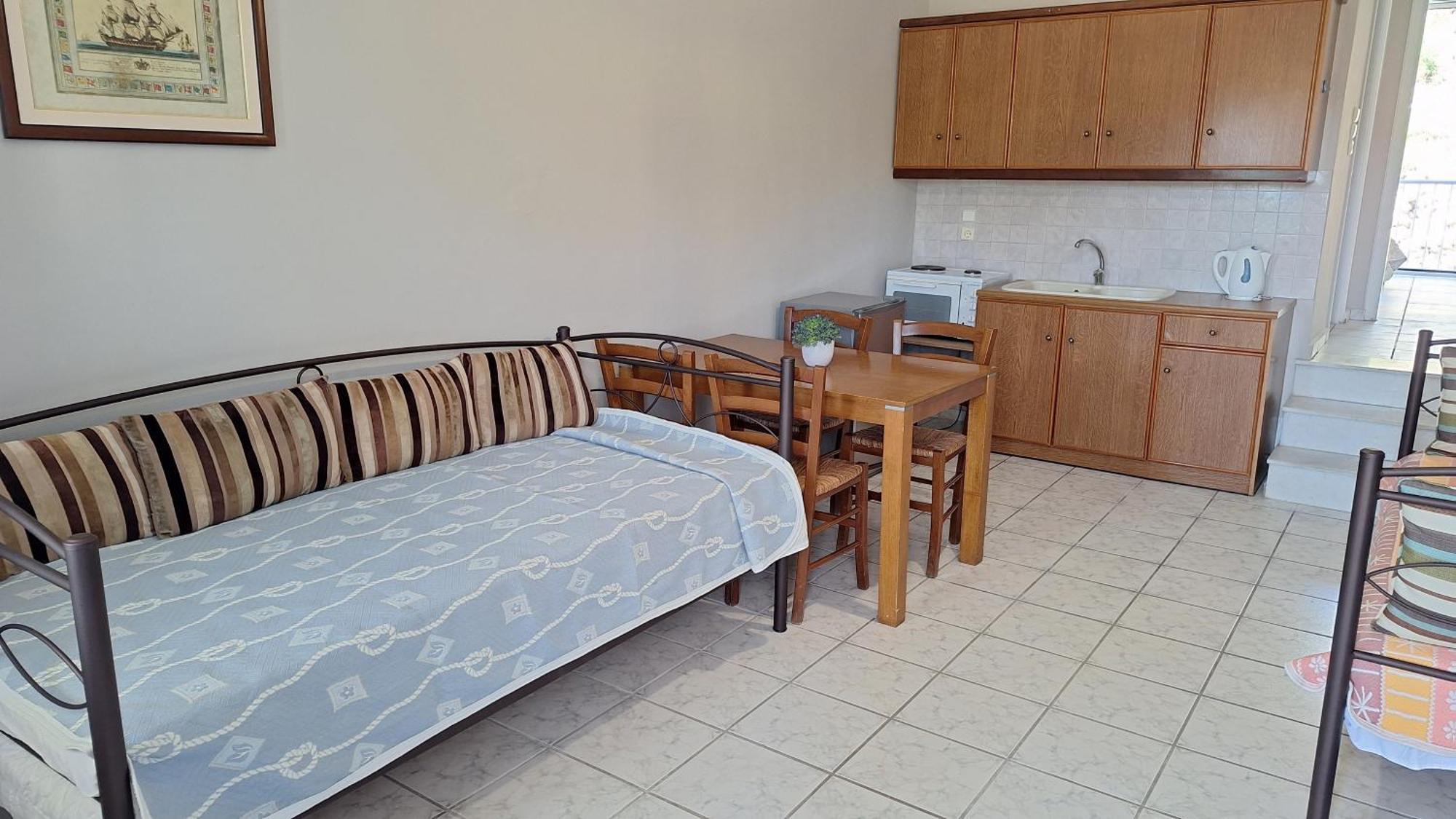 Fotini Apartments Paralia Agias Foteinis ภายนอก รูปภาพ