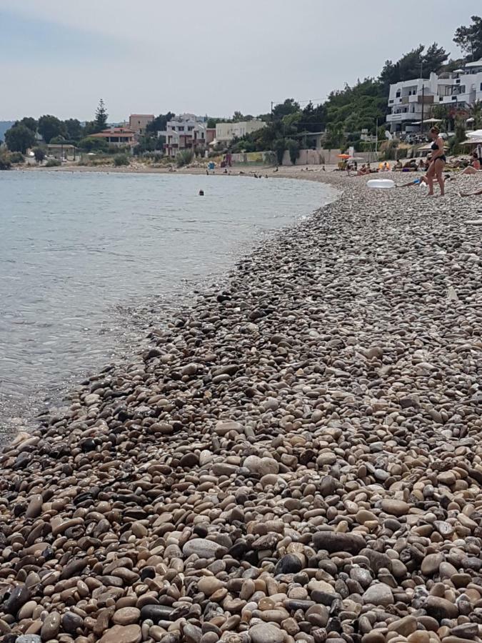 Fotini Apartments Paralia Agias Foteinis ภายนอก รูปภาพ