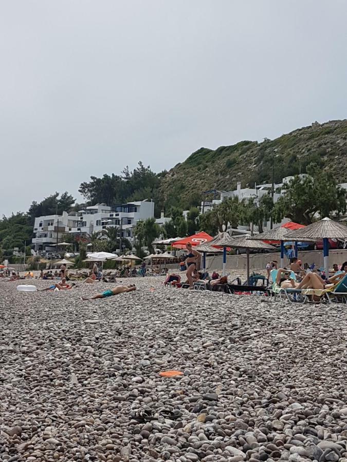 Fotini Apartments Paralia Agias Foteinis ภายนอก รูปภาพ